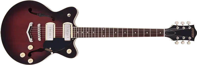 Электрогитара Gretsch G2655-P90 Streamliner Center Block Double Cutaway with V-Stoptail -Claret Burst
Электрогитара Gretsch G2655-P90 Streamliner Center Block Double Cutaway with V-Stoptail -Claret Burst