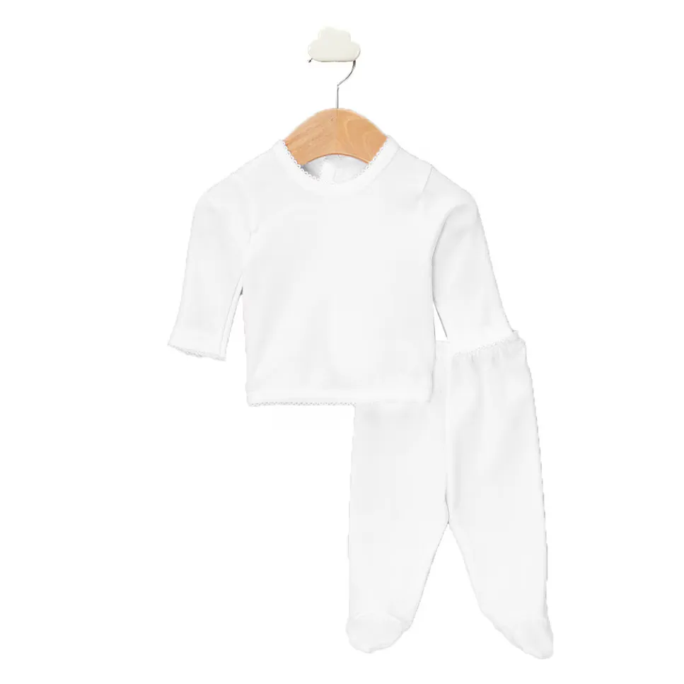 Детский комплект с длинным рукавом и однотонными леггинсами BABIDÚ, белый
Детский комплект с длинным рукавом и однотонными леггинсами BABIDÚ, белый