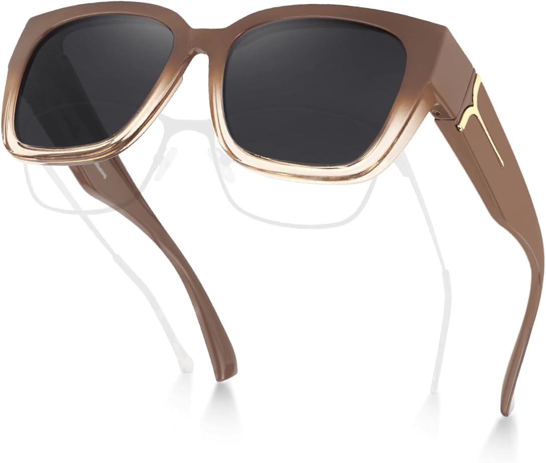 Поляризованные солнцезащитные очки Meeloog для женщин с защитой от УФ-излучения, модные квадратные очки-обтекатели для вождения и езды, P1 Gradient Coffee Frame/Grey Lens
Поляризованные солнцезащитные очки Meeloog для женщин с защитой от УФ-излучения, модные квадратные очки-обтекатели для вождения и езды, P1 Gradient Coffee Frame/Grey Lens