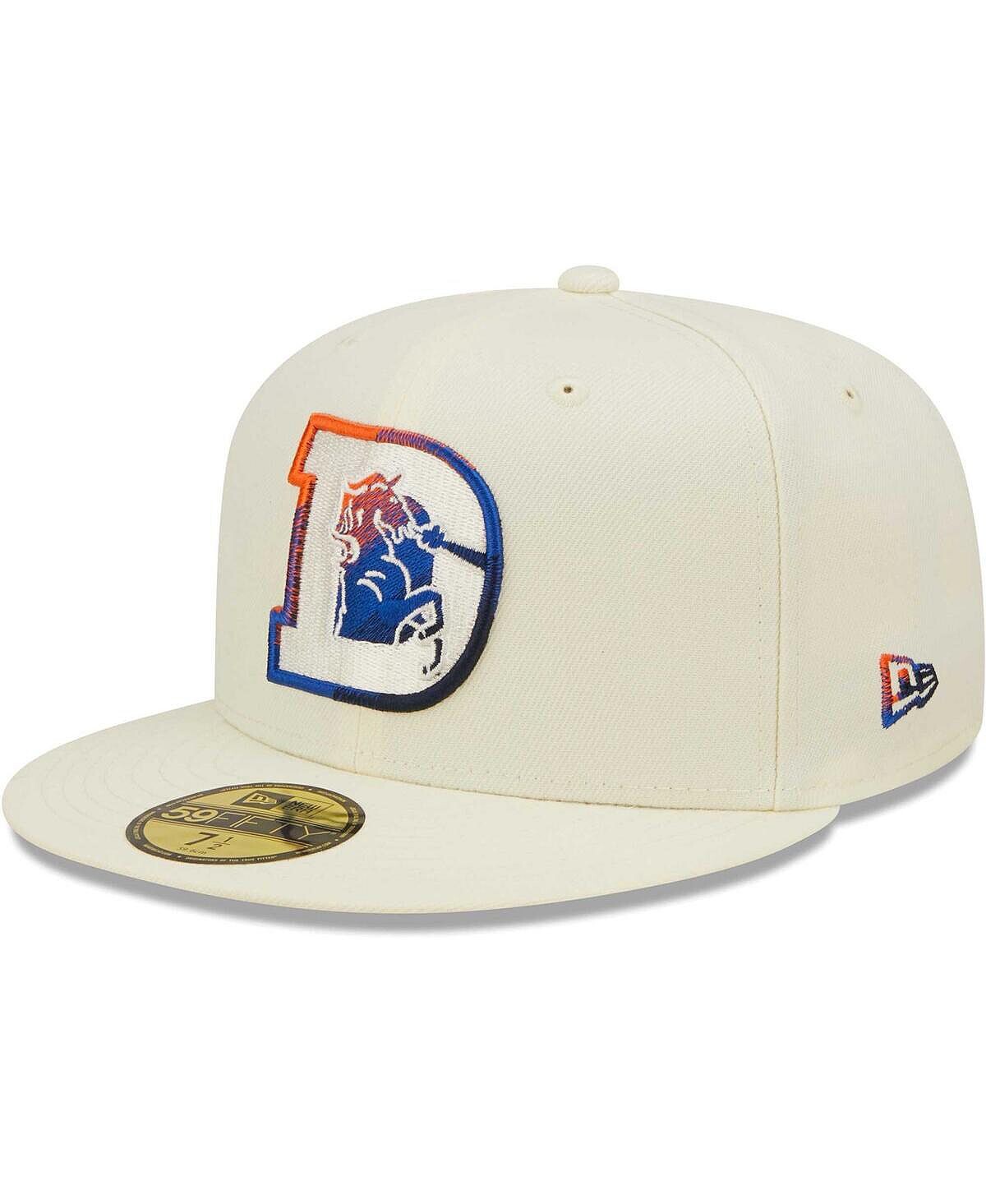 Мужская кремовая приталенная шляпа Denver Broncos Chrome Color Dim 59FIFTY New Era
Мужская кремовая приталенная шляпа Denver Broncos Chrome Color Dim 59FIFTY New Era