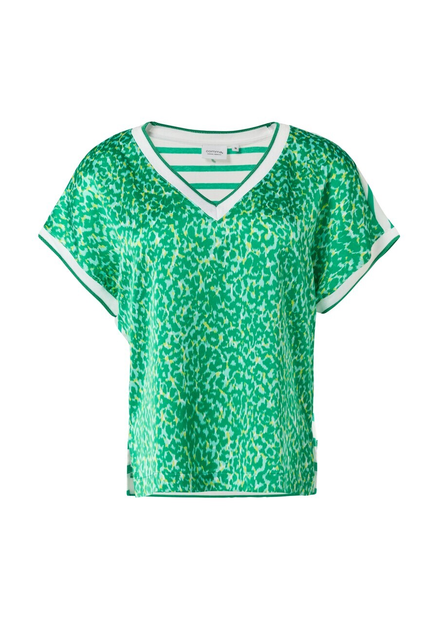 Футболка comma casual identity Shirt, зеленый 
Футболка comma casual identity Shirt, зеленый