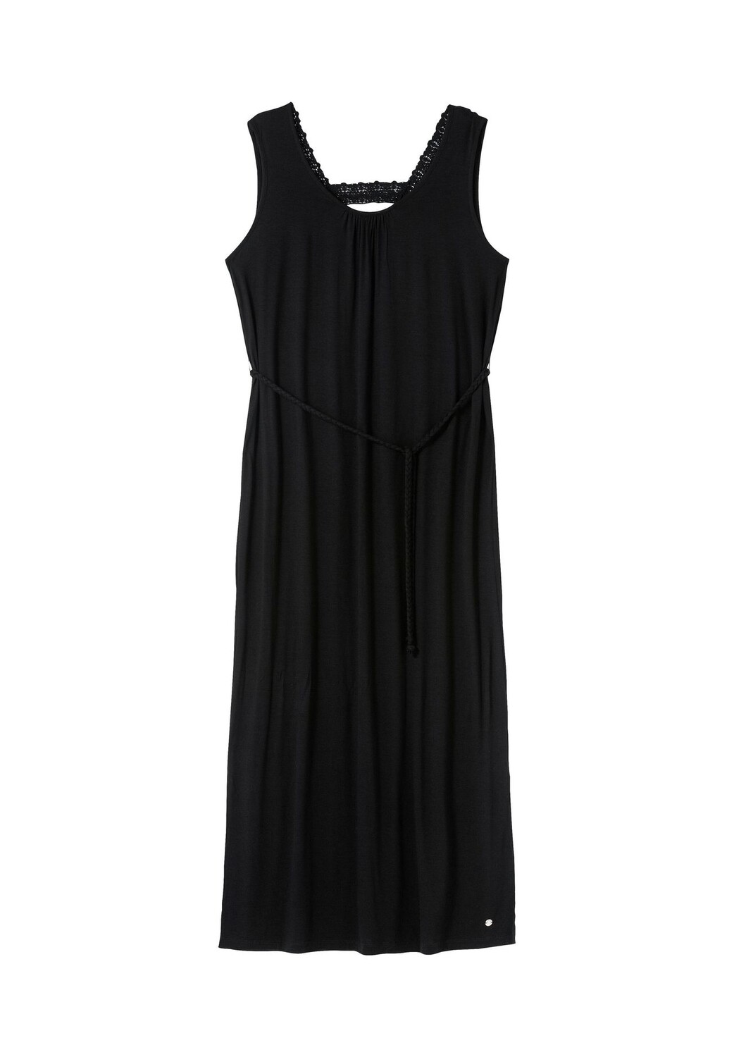 Платье макси с кружевом на вырезе сзади Sheego, черный
Платье макси с кружевом на вырезе сзади Sheego, черный