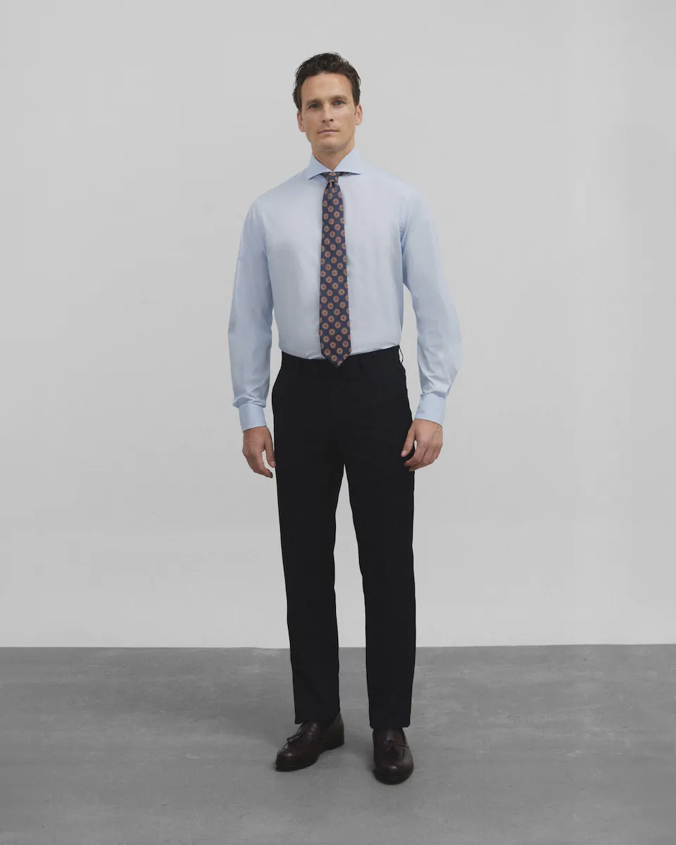 Мужские брюки строгого цвета темно-синего цвета Silbon, тёмно-синий
Мужские брюки строгого цвета темно-синего цвета Silbon, тёмно-синий