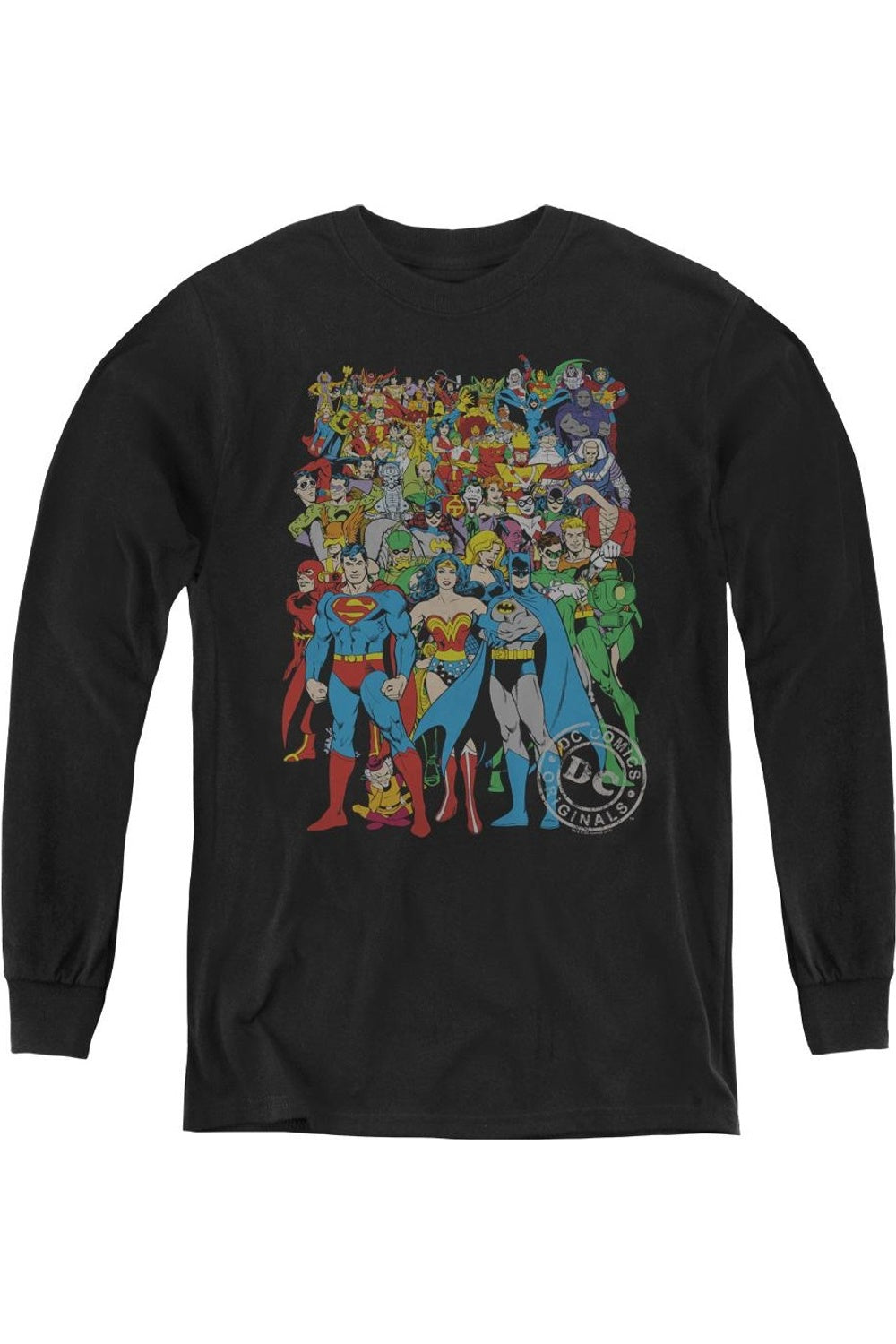 Футболка с длинным рукавом DC Comics Original Universe для молодежи Gildan, черный
Футболка с длинным рукавом DC Comics Original Universe для молодежи Gildan, черный