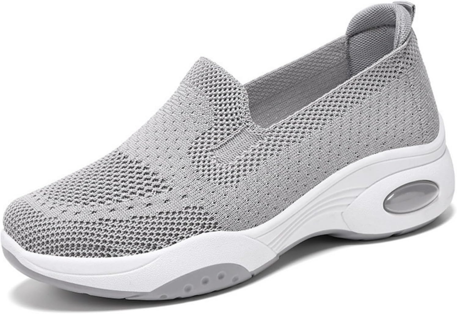 Ортопедические прогулочные туфли для женщин, удобные слипоны-кроссовки, дышащая сетка, вырезы, вязаные, с воздушной подушкой, танкеткой, легкие повседневные спортивные туфли Kajxz, серый
Ортопедические прогулочные туфли для женщин, удобные слипоны-кроссовки, дышащая сетка, вырезы, вязаные, с воздушной подушкой, танкеткой, легкие повседневные спортивные туфли Kajxz, серый