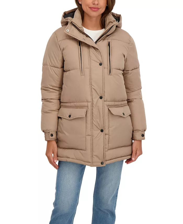 Пуховик с капюшоном 3/4 для юниоров Sebby, коричневый/бежевый
Пуховик с капюшоном 3/4 для юниоров Sebby, коричневый/бежевый