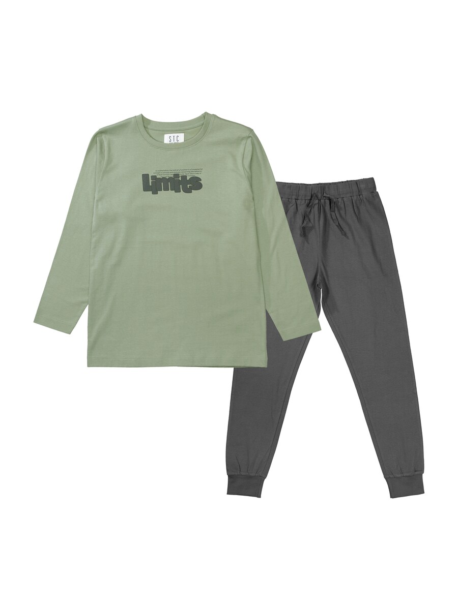 Пижама STACCATO, темно-серый/зеленый
Пижама STACCATO, темно-серый/зеленый