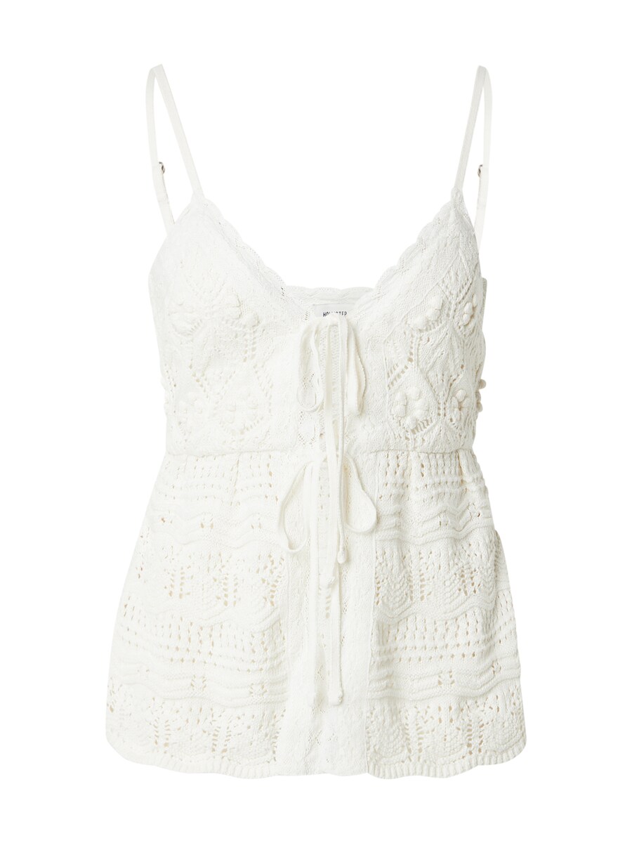 Вязаный топ HOLLISTER, белый
Вязаный топ HOLLISTER, белый