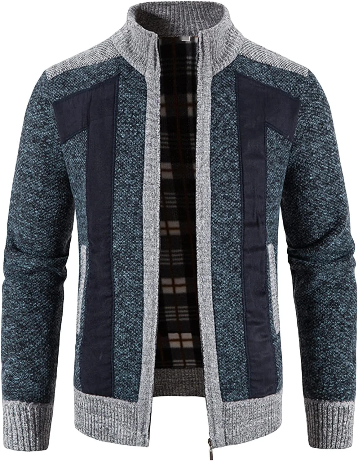 Мужской кардиган с воротником-стойкой и молнией, на флисовой подкладке DGHM-JLMY
Мужской кардиган с воротником-стойкой и молнией, на флисовой подкладке DGHM-JLMY