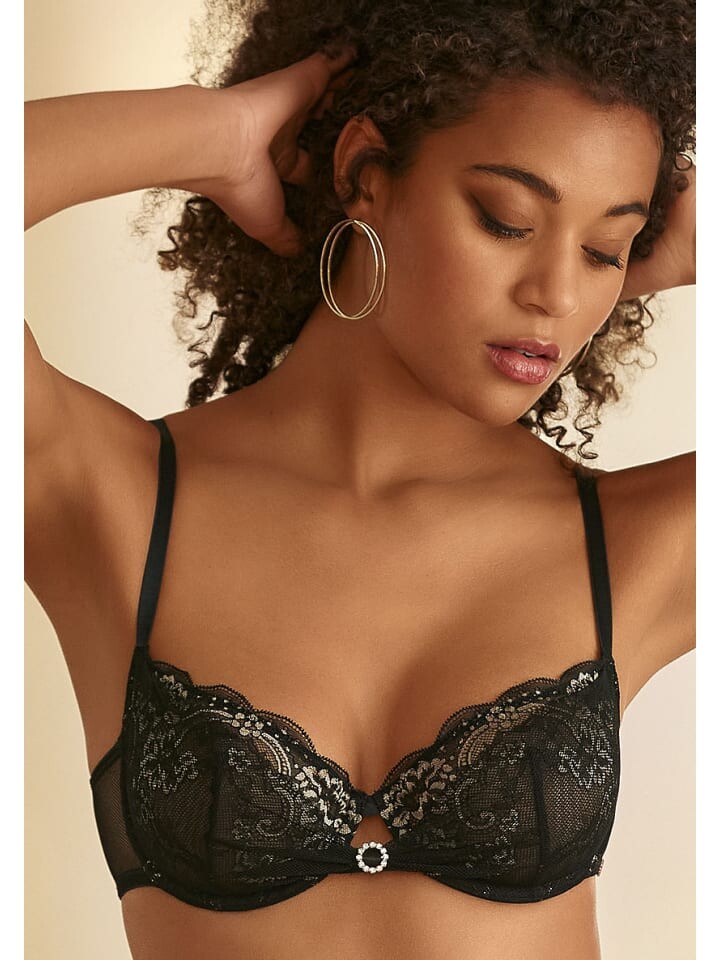 Бюстгальтер на косточках LASCANA, цвет schwarz-gold
Бюстгальтер на косточках LASCANA, цвет schwarz-gold