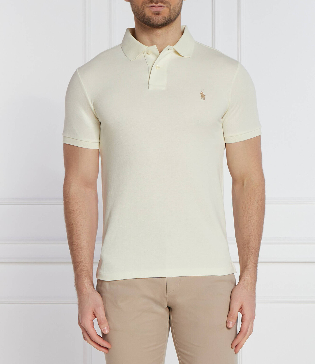 Поло POLO RALPH LAUREN Slim Fit pique, кремовый
Поло POLO RALPH LAUREN Slim Fit pique, кремовый