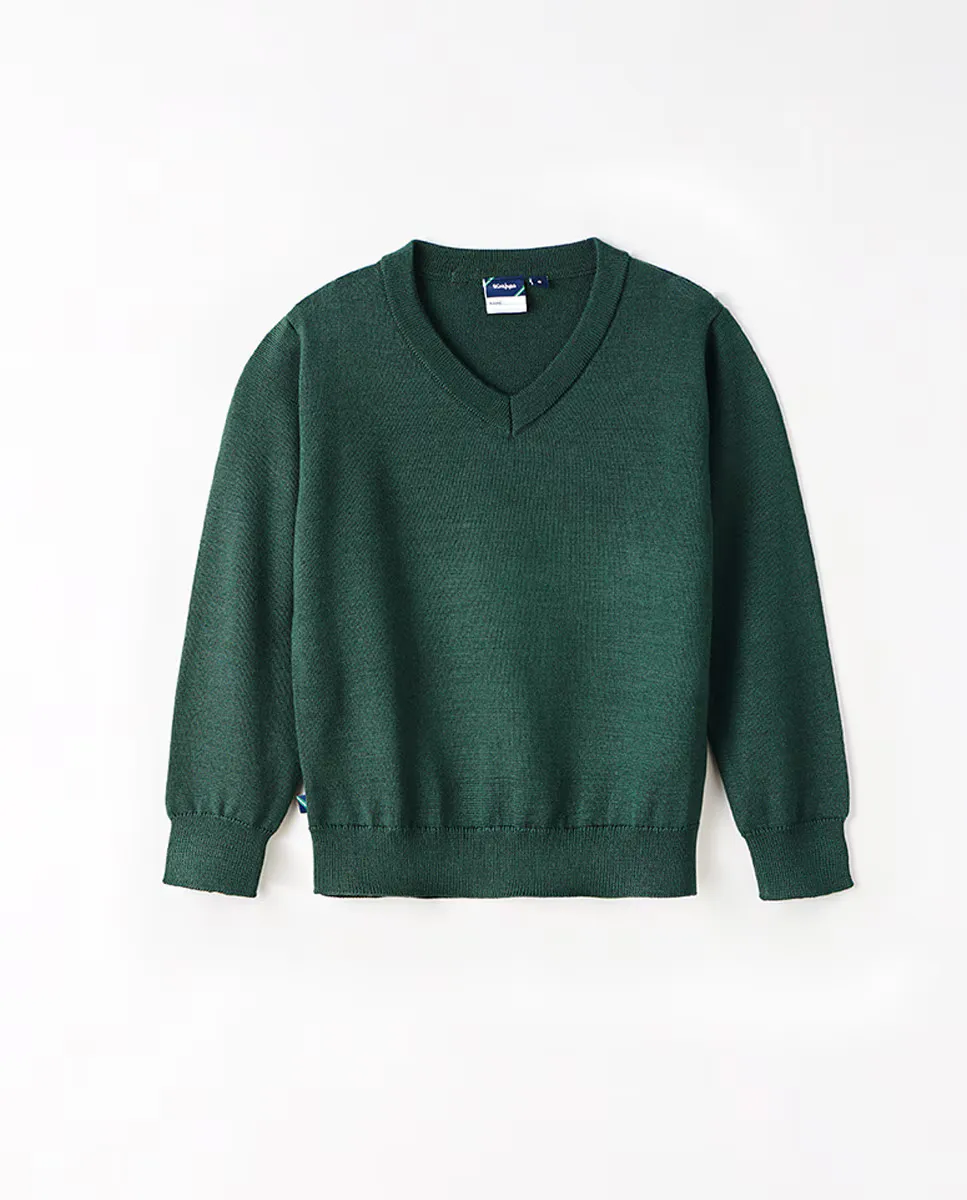 Базовый свитер с V-образным вырезом Kids El Corte Inglés, зеленый
Базовый свитер с V-образным вырезом Kids El Corte Inglés, зеленый