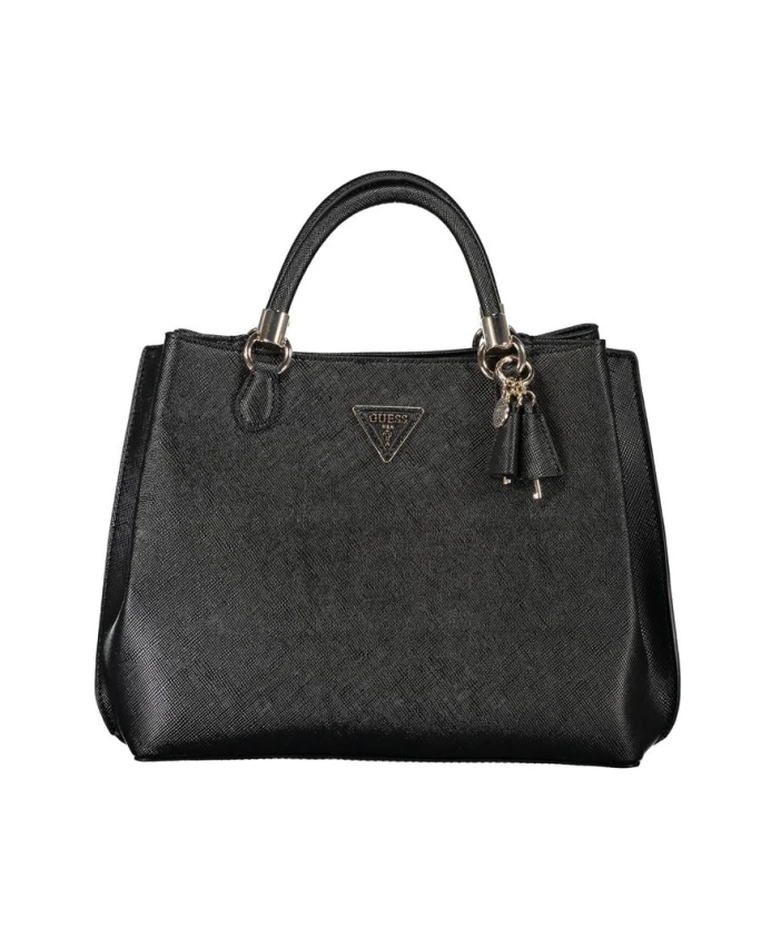 Черная полиэтиленовая сумка с регулируемым плечевым ремнем и несколькими отделениями. Guess, черный
Черная полиэтиленовая сумка с регулируемым плечевым ремнем и несколькими отделениями. Guess, черный