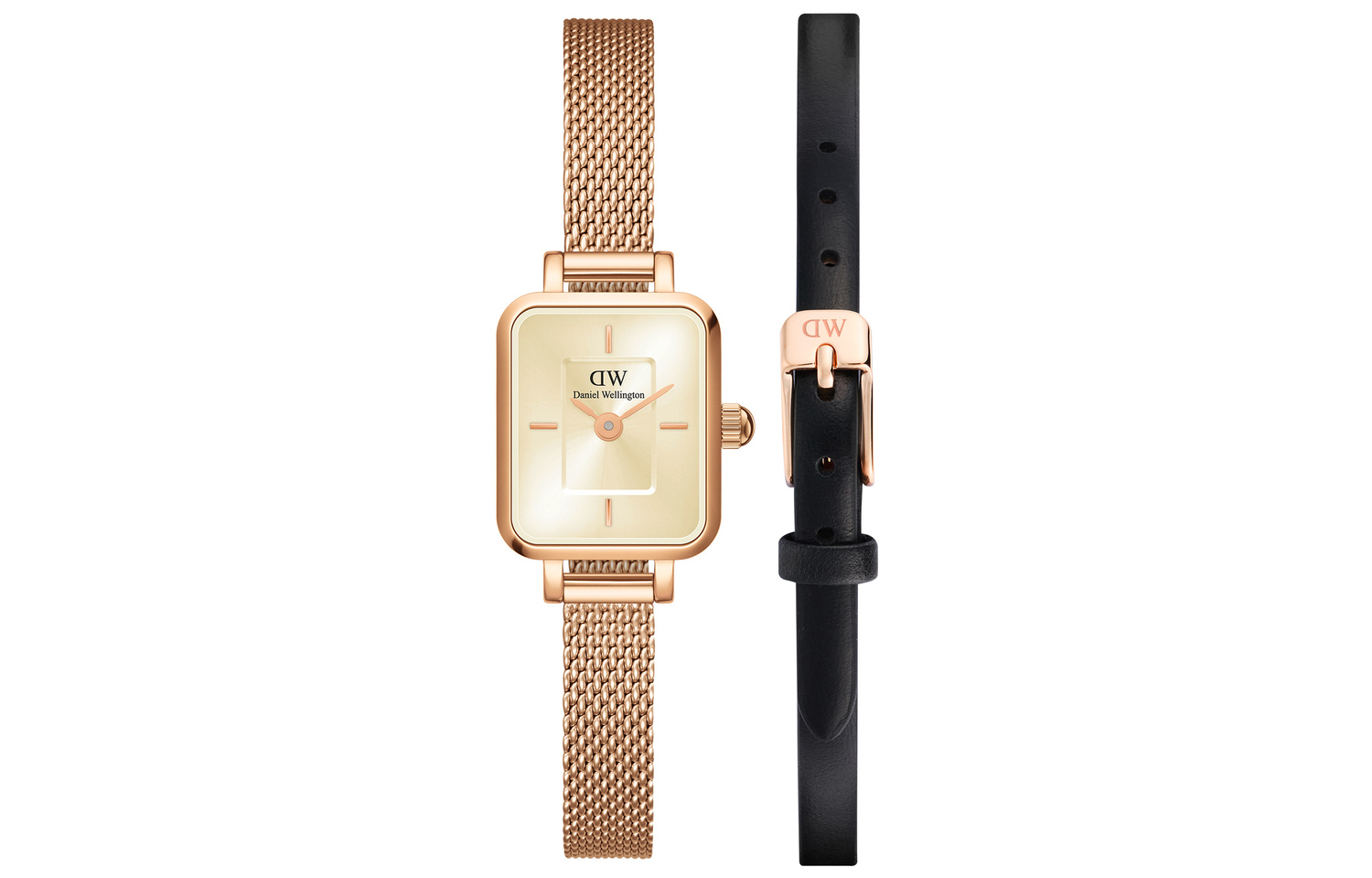 Даниэль Веллингтон Квадро Мини Люминэ 18 мм DW/DanielWellington, Champagne золотой Small Cube & черный Leather Strap
Даниэль Веллингтон Квадро Мини Люминэ 18 мм DW/DanielWellington, Champagne золотой Small Cube & черный Leather Strap