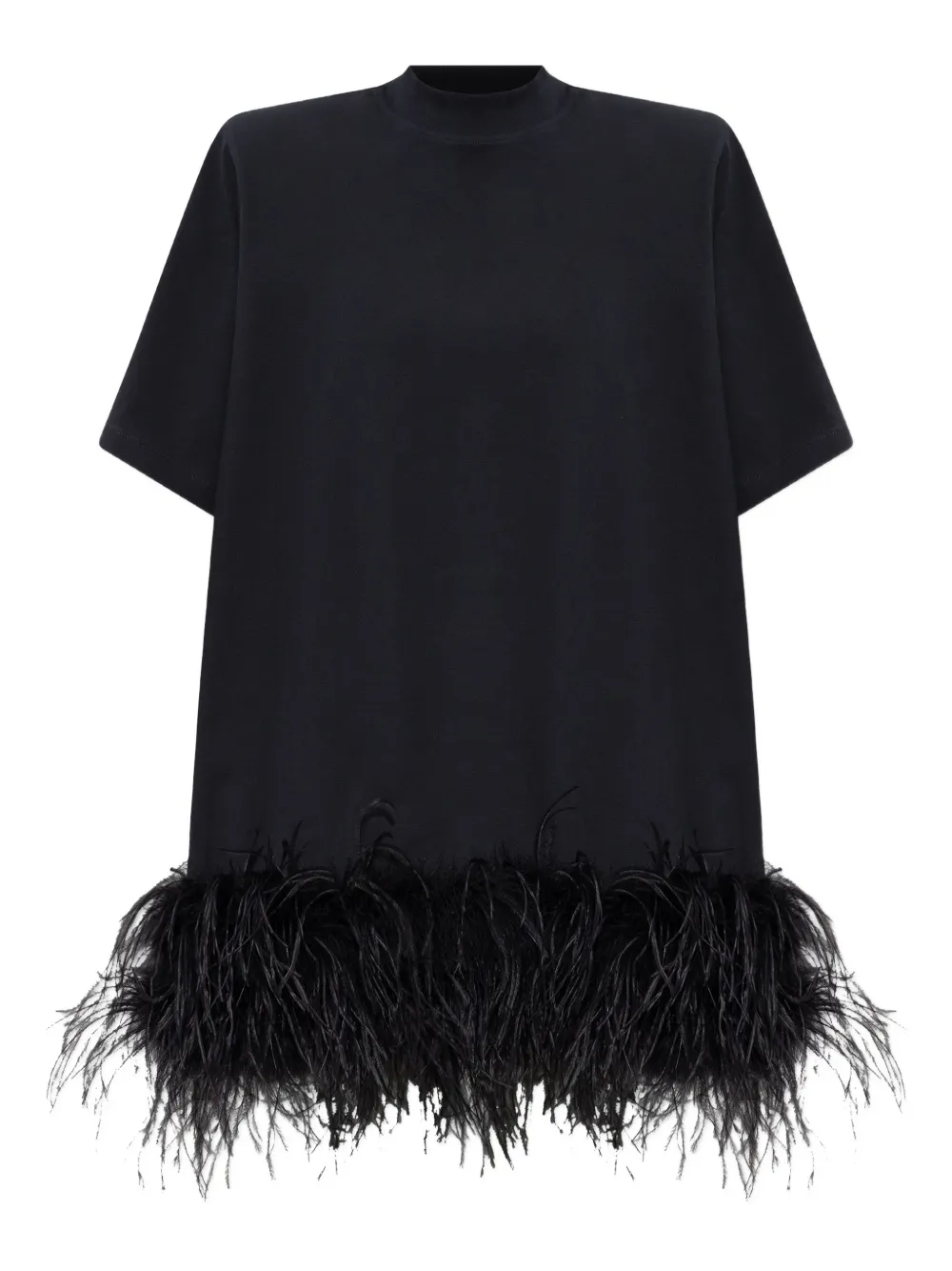 Платье мини с перьями The Attico, черный
Платье мини с перьями The Attico, черный
