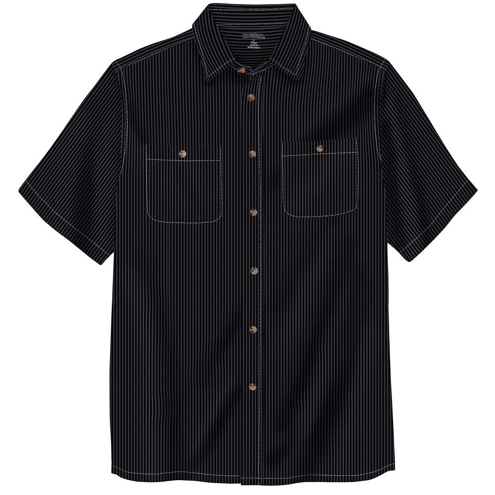 Мужская спортивная рубашка в полоску с короткими рукавами Kingsize в большую и высокую полоску KingSize, цвет Steel Stripe
Мужская спортивная рубашка в полоску с короткими рукавами Kingsize в большую и высокую полоску KingSize, цвет Steel Stripe