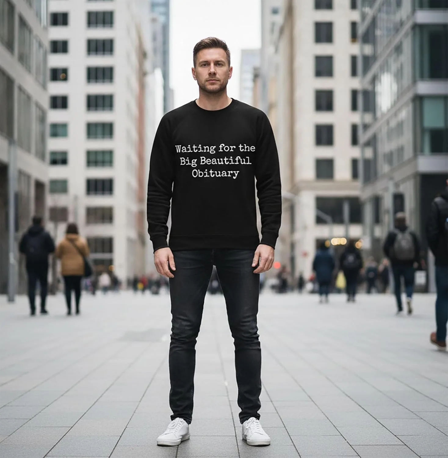 Толстовка с надписью "Waiting for the Big Beautiful Obituary", Dark Humor Sarcastic Quote Czbic
Толстовка с надписью "Waiting for the Big Beautiful Obituary", Dark Humor Sarcastic Quote Czbic