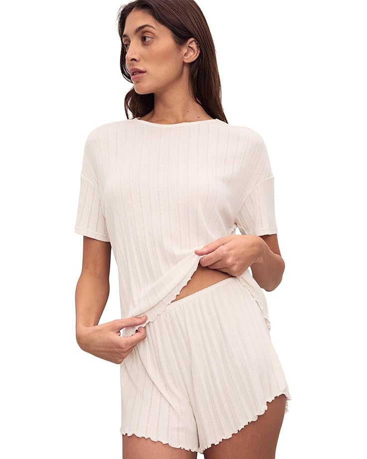Женские шорты Eberjey Pointelle для сна, Ivory
Женские шорты Eberjey Pointelle для сна, Ivory