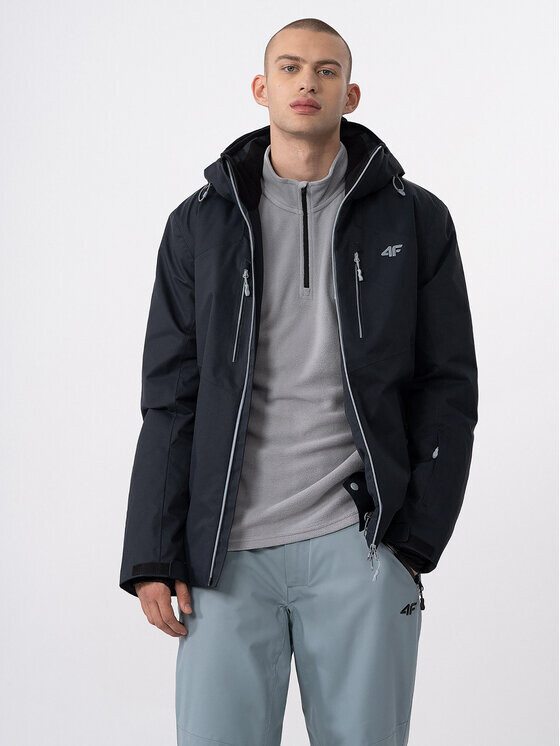 Лыжная куртка стандартного кроя 4F, черный 
Лыжная куртка стандартного кроя 4F, черный