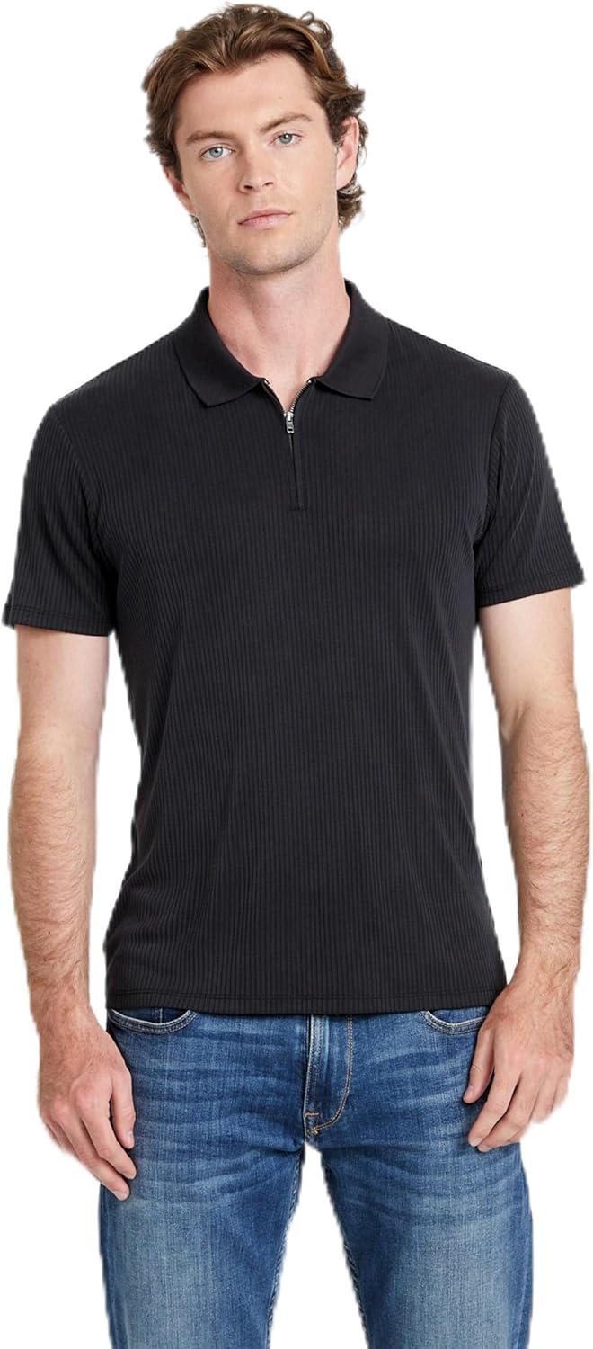 GUESS Мужская поло Union Rib Zip, Black, Черный, GUESS Мужская поло Union Rib Zip, Black
GUESS Мужская поло Union Rib Zip, Black, Черный, GUESS Мужская поло Union Rib Zip, Black