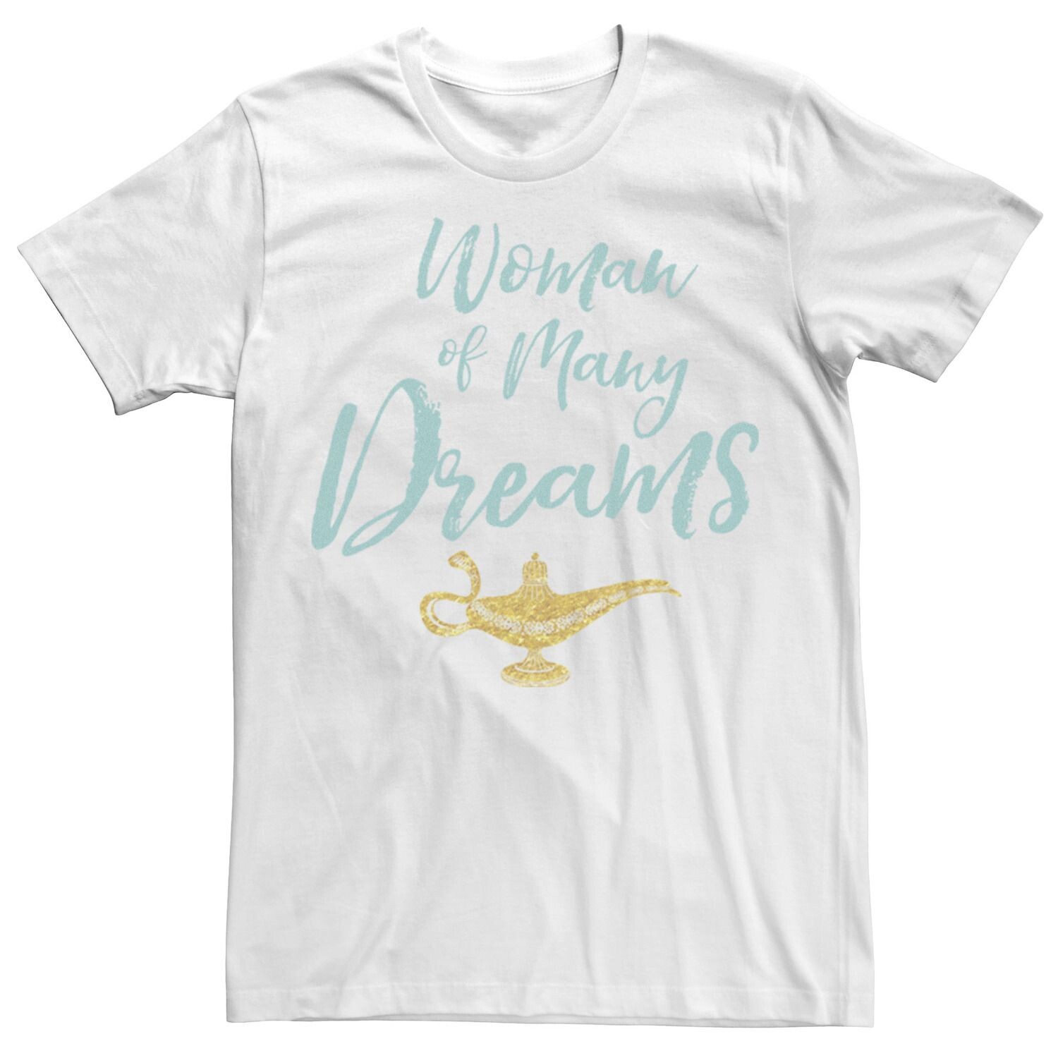 Мужская футболка 's Aladdin Live Action Woman Of Many Dreams с надписью Stack Stack Disney, белый
Мужская футболка 's Aladdin Live Action Woman Of Many Dreams с надписью Stack Stack Disney, белый