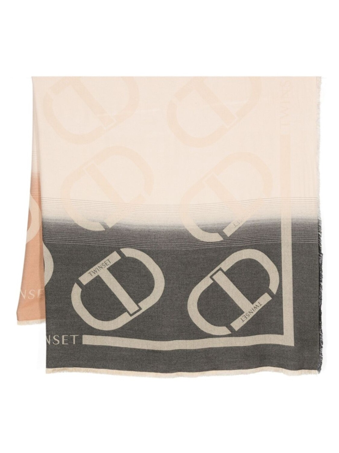 TWINSET овальный Т-образный жаккардовый шарф, коричневый
TWINSET овальный Т-образный жаккардовый шарф, коричневый