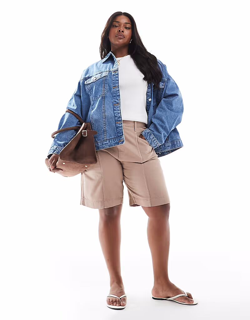 Шорты для плавания ASOS DESIGN Curve песочного цвета
Шорты для плавания ASOS DESIGN Curve песочного цвета