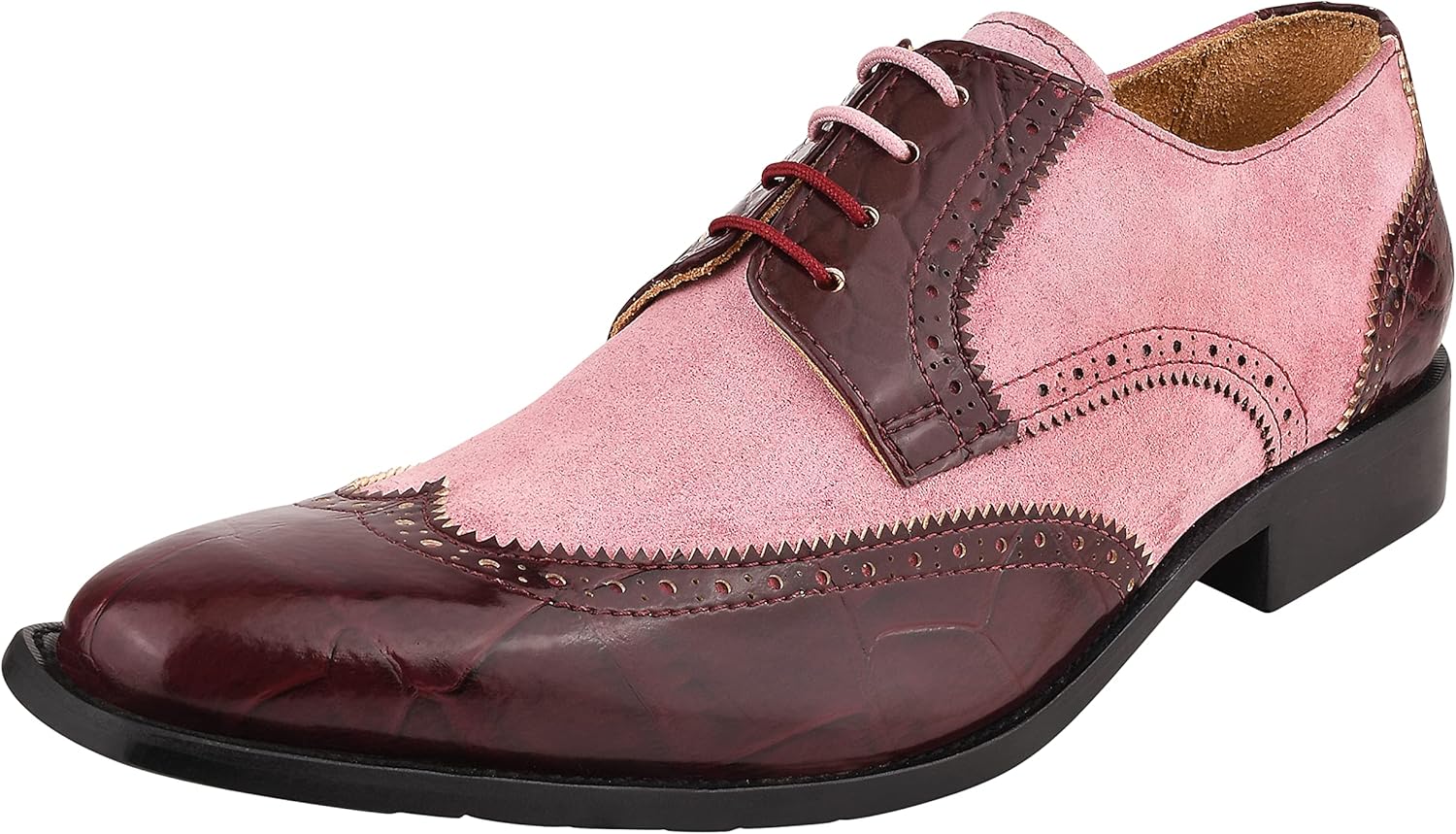 Мужские туфли LIBERTYZENO Oxford с крыльями из натуральной кожи с шнуровкой для взрослых, праздничная модель на Рождество, бордовый
Мужские туфли LIBERTYZENO Oxford с крыльями из натуральной кожи с шнуровкой для взрослых, праздничная модель на Рождество, бордовый