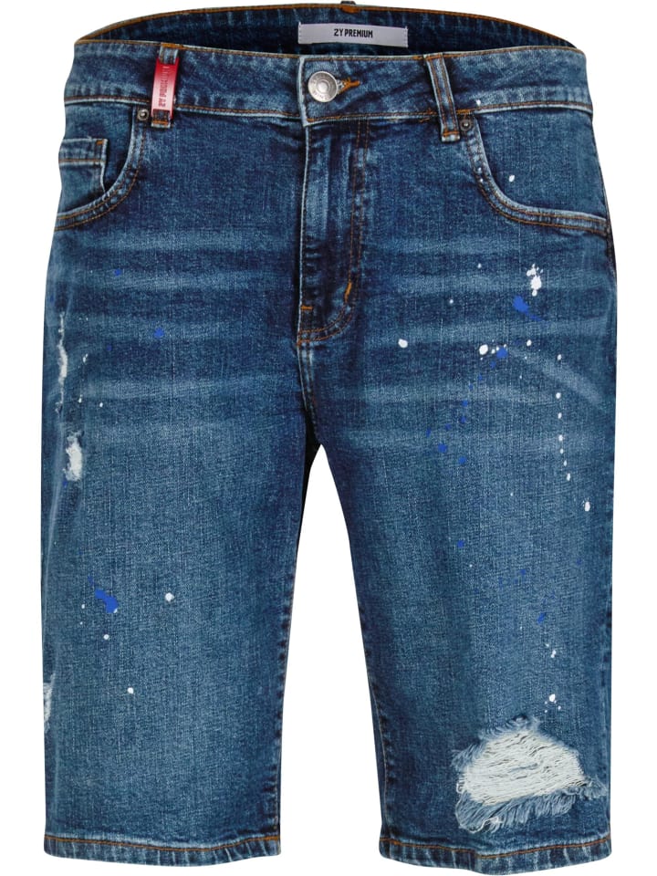 2Y Премиальные джинсовые шорты средне-синего цвета 2Y Premium
2Y Премиальные джинсовые шорты средне-синего цвета 2Y Premium