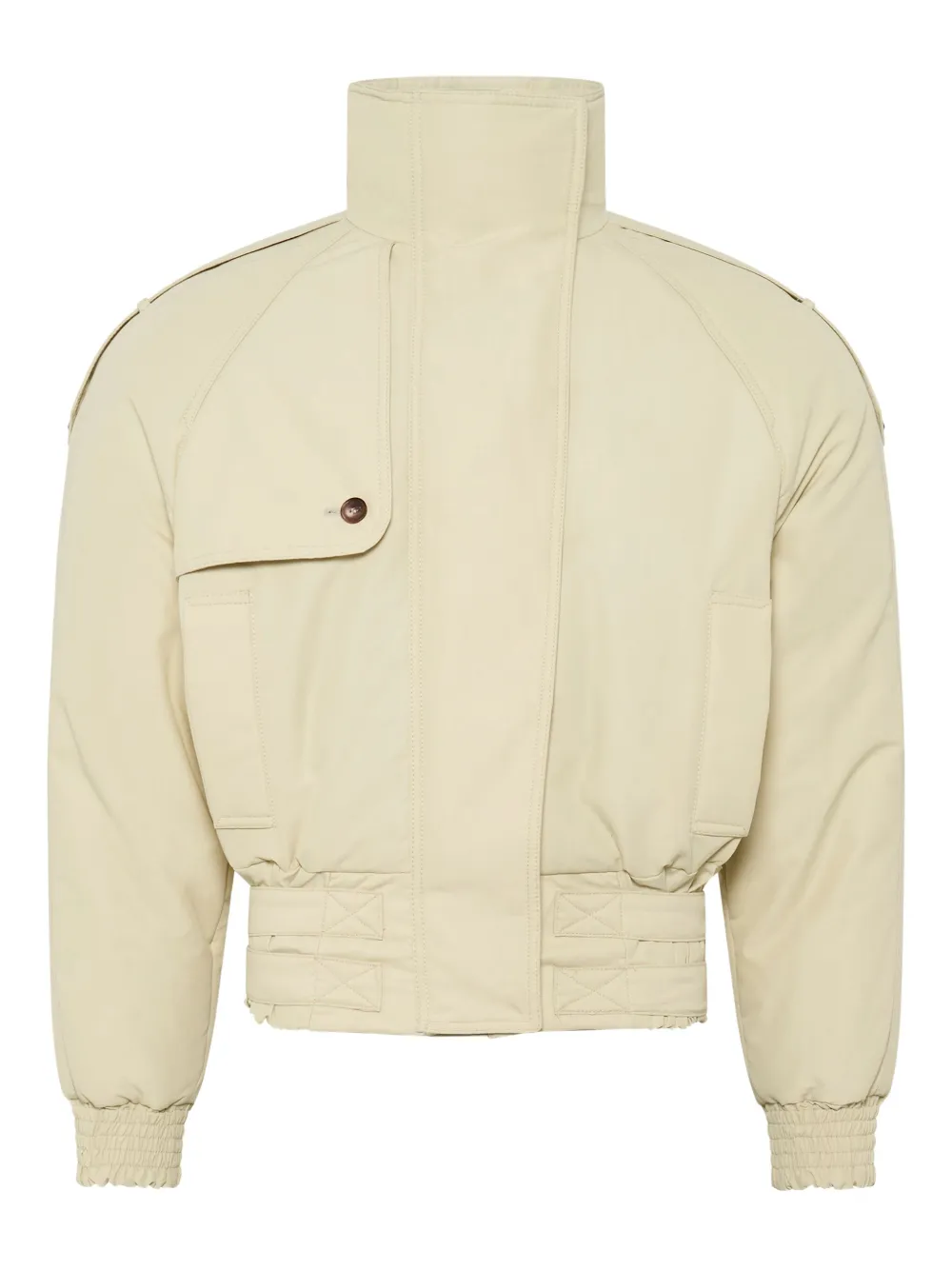 Бомбер с высоким воротником Marine Serre, белый
Бомбер с высоким воротником Marine Serre, белый