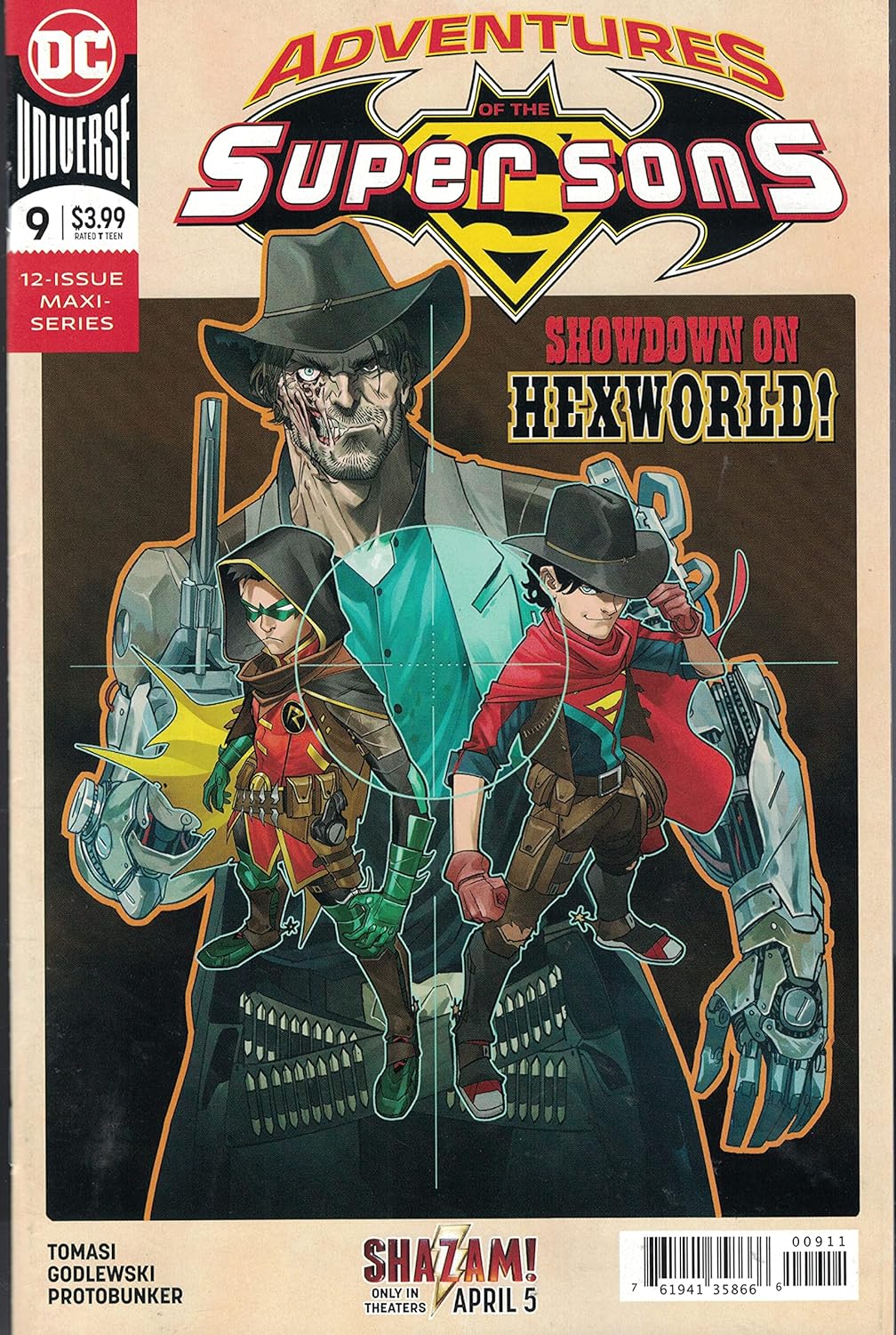 Adventures of the Super Sons #9 Showdown on Hexworld! (DC)
Adventures of the Super Sons #9 Showdown on Hexworld! (DC)