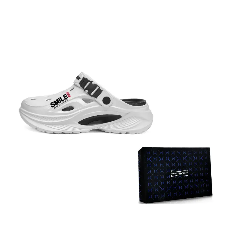 MESUCA Летние мужские освежающие пляжные универсальные шлепанцы на босу ногу унисекс в коробке белый черный, цвет White Black
MESUCA Летние мужские освежающие пляжные универсальные шлепанцы на босу ногу унисекс в коробке белый черный, цвет White Black