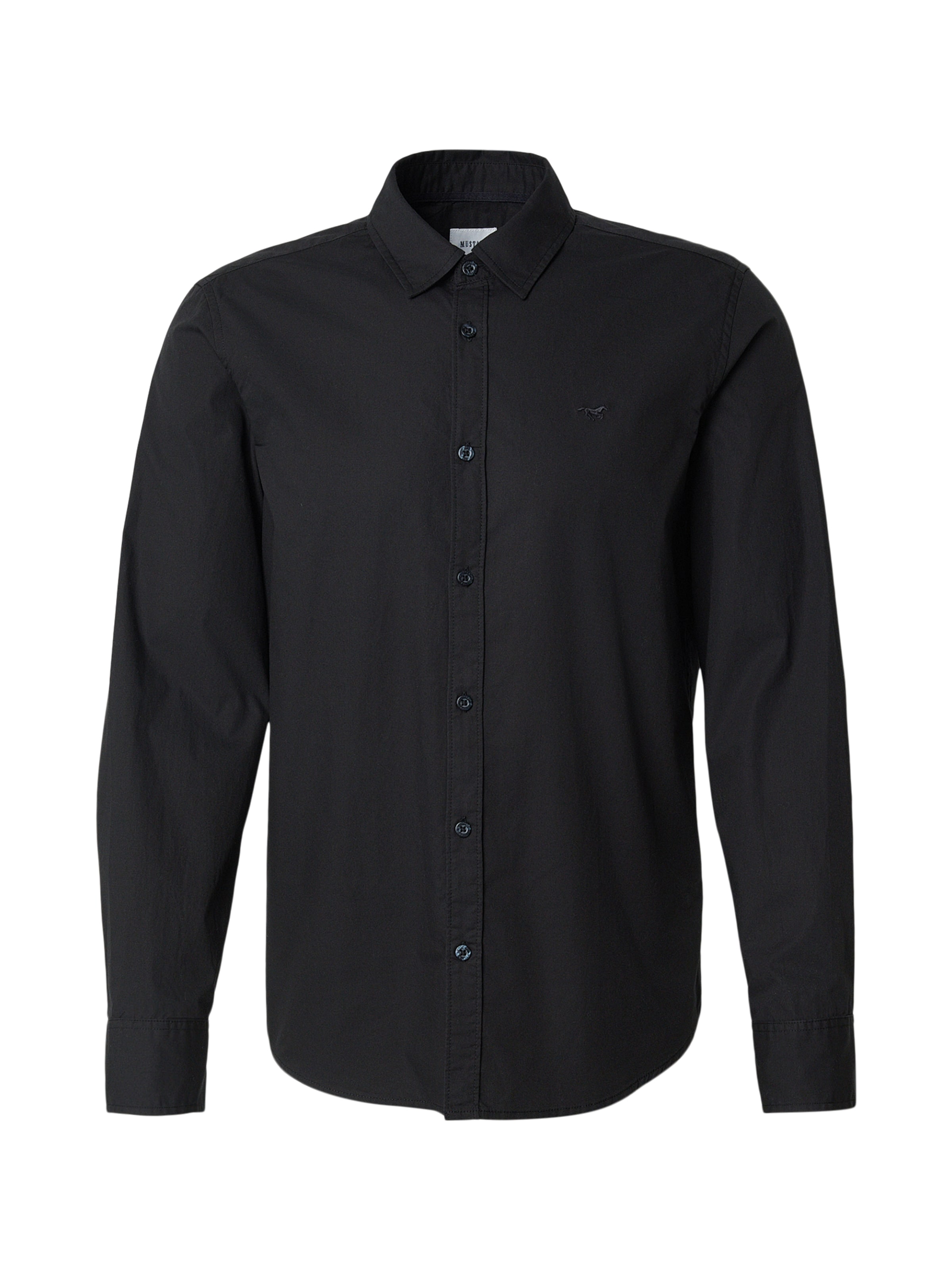 MUSTANG Деловая рубашка приталенного кроя 'Canton' в черном цвете
MUSTANG Деловая рубашка приталенного кроя 'Canton' в черном цвете