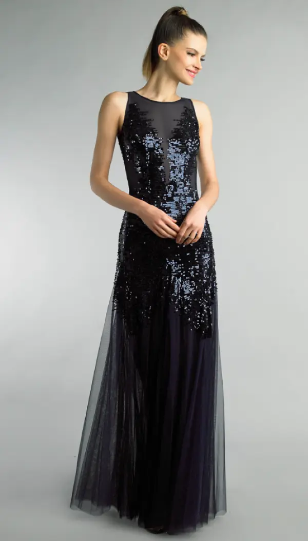 Basix Black Label Вечернее платье без рукавов с пайетками Размер M
Basix Black Label Вечернее платье без рукавов с пайетками Размер M