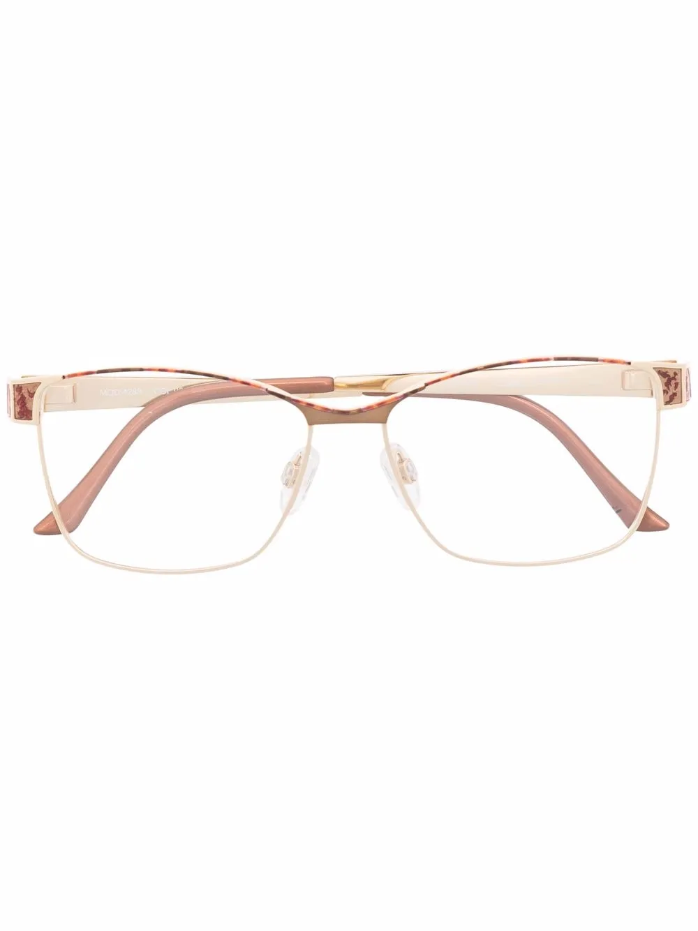 Очки в квадратной оправе Cazal, золотой
Очки в квадратной оправе Cazal, золотой