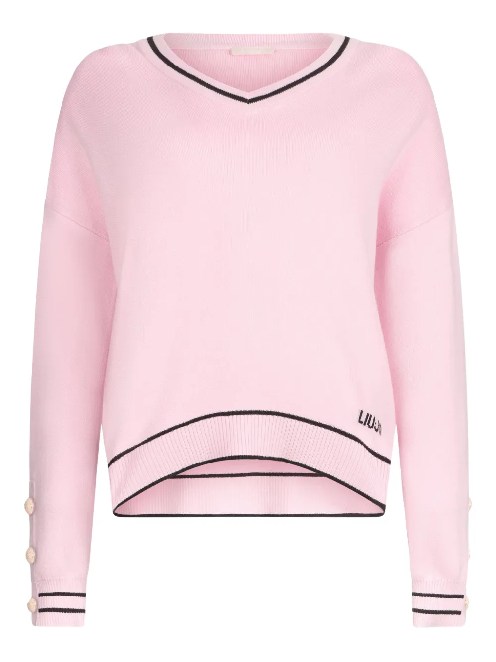 Полосатая толстовка с пуговицами LIU JO, розовый
Полосатая толстовка с пуговицами LIU JO, розовый