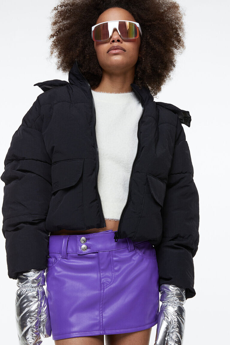 Мини-юбка H&M, фиолетовый
Мини-юбка H&M, фиолетовый