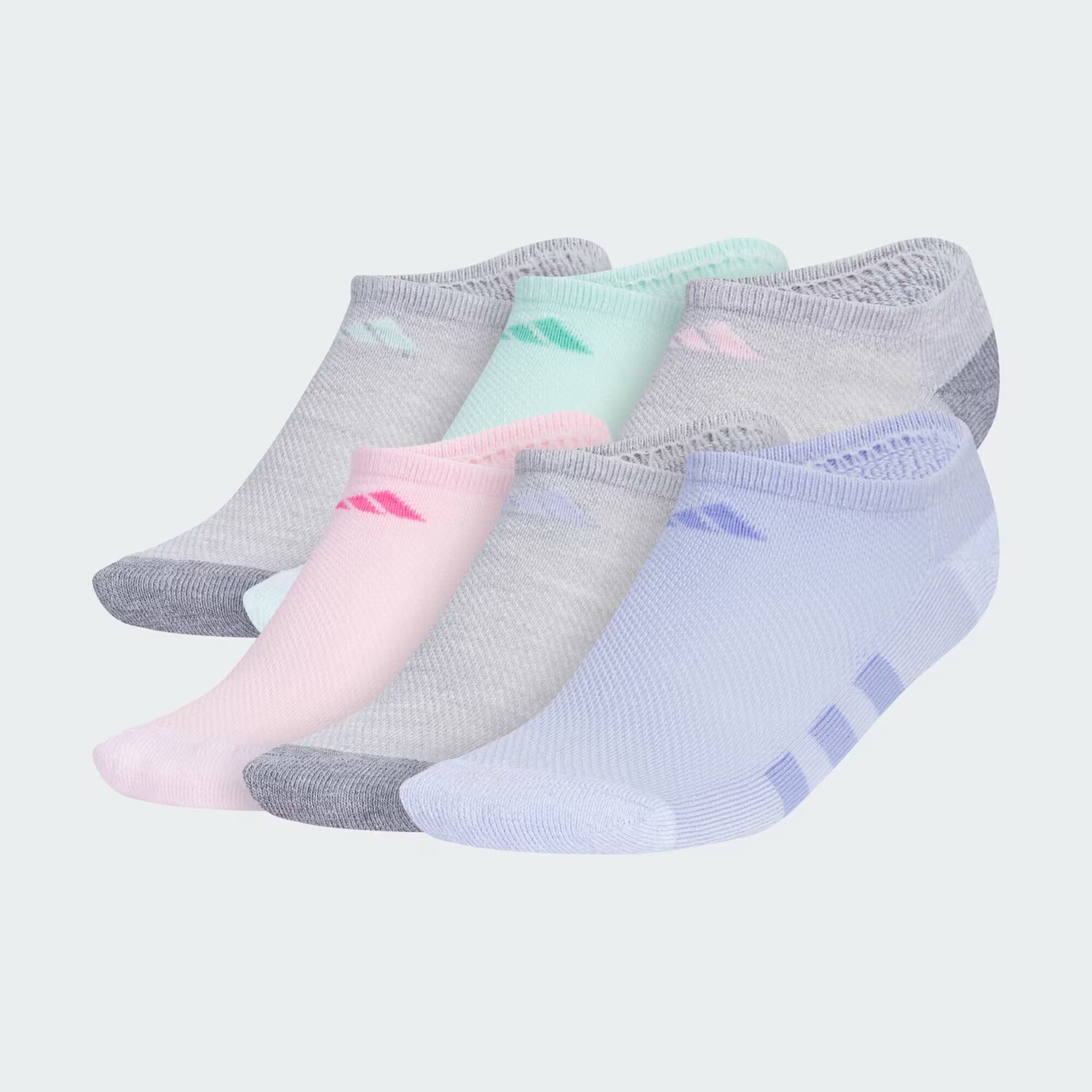 Набор из шести пар спортивных носков для неявки с мягкой подкладкой для детей Adidas, цвет Multicolor/Medium Grey Heather/Semi Flash Green
Набор из шести пар спортивных носков для неявки с мягкой подкладкой для детей Adidas, цвет Multicolor/Medium Grey Heather/Semi Flash Green