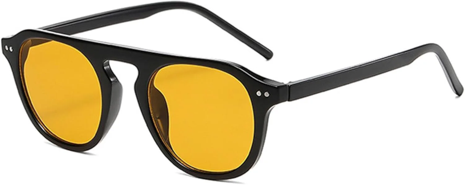 Мужские солнцезащитные очки в стиле ретро с заклепками, темно-зеленые, с защитой от УФ-излучения UV400, модные женские солнцезащитные очки VVTWSSW, Black Orange
Мужские солнцезащитные очки в стиле ретро с заклепками, темно-зеленые, с защитой от УФ-излучения UV400, модные женские солнцезащитные очки VVTWSSW, Black Orange