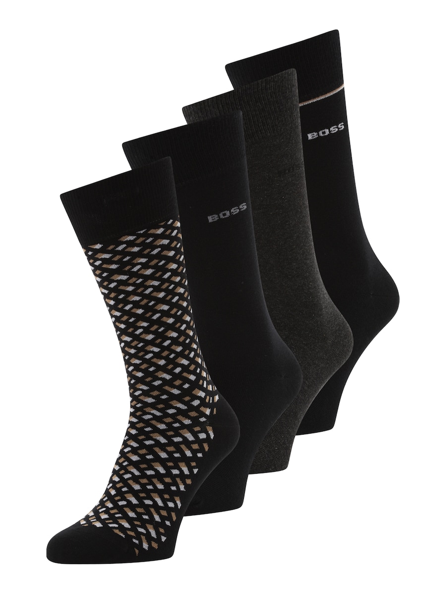 Носки BOSS, темно-серый/черный
Носки BOSS, темно-серый/черный