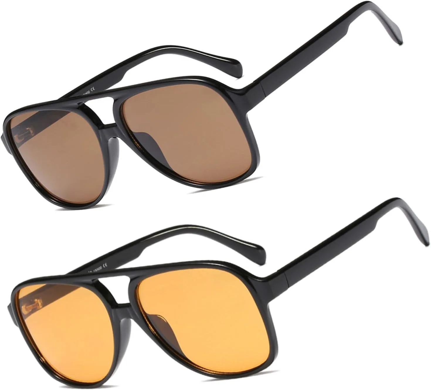 Солнцезащитные очки Xpectrum в стиле ретро для мужчин и женщин, винтажные очки-авиаторы 70-х годов, классические солнцезащитные очки, 2: Yellow+dark Brown
Солнцезащитные очки Xpectrum в стиле ретро для мужчин и женщин, винтажные очки-авиаторы 70-х годов, классические солнцезащитные очки, 2: Yellow+dark Brown