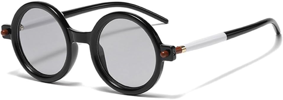 Популярные модные круглые солнцезащитные очки для женщин в стиле ретро с двухцветными прозрачными линзами, модные солнцезащитные очки для мужчин с защитой от УФ-излучения UV400 DSXLY, Black Light Gray
Популярные модные круглые солнцезащитные очки для женщин в стиле ретро с двухцветными прозрачными линзами, модные солнцезащитные очки для мужчин с защитой от УФ-излучения UV400 DSXLY, Black Light Gray