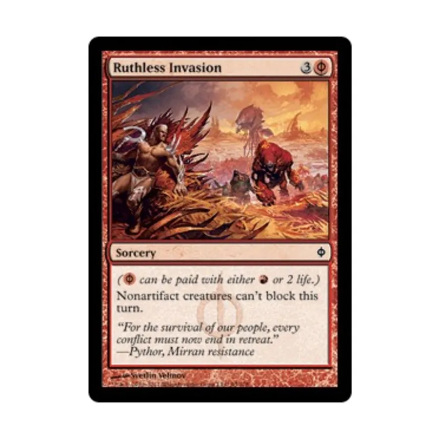 CCG Безжалостное вторжение (C) (фольга), MTG - New Phyrexia
CCG Безжалостное вторжение (C) (фольга), MTG - New Phyrexia