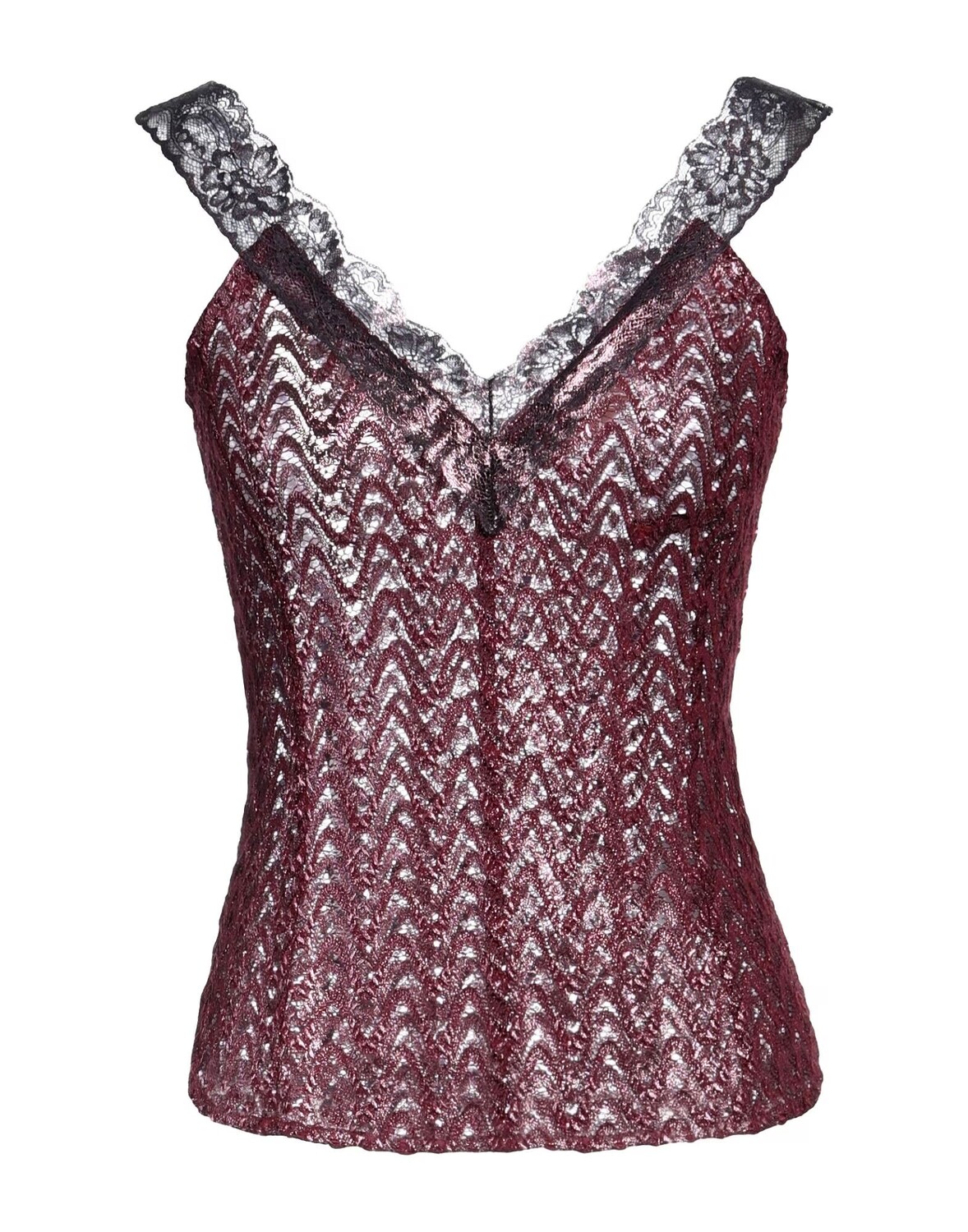 Топ Missoni, бордовый 
Топ Missoni, бордовый