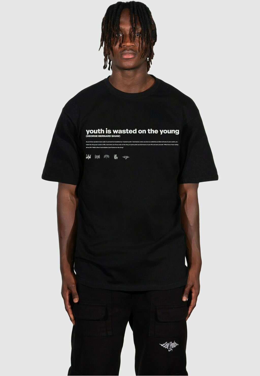 Футболка с принтом Ifluenced Lost Youth, черный
Футболка с принтом Ifluenced Lost Youth, черный