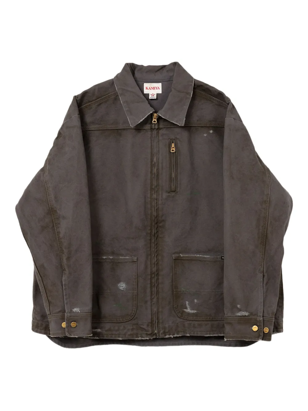 Джинсовая куртка с эффектом потертости KAMIYA, серый
Джинсовая куртка с эффектом потертости KAMIYA, серый