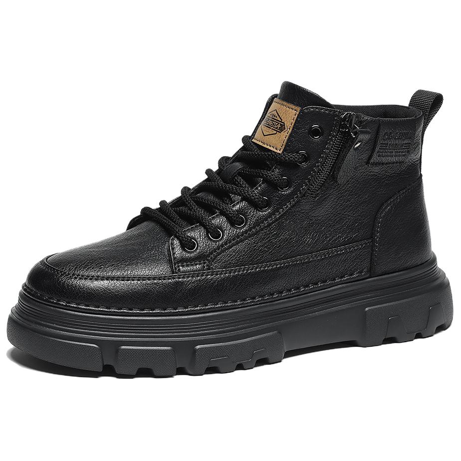 AIBAOLUO Черные короткие ботинки мартин, цвет Black
AIBAOLUO Черные короткие ботинки мартин, цвет Black