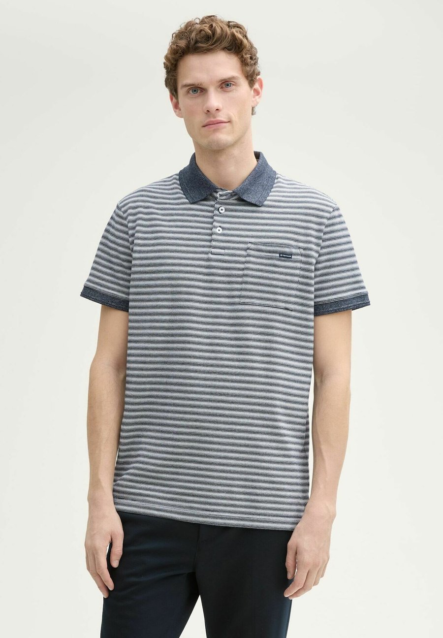 Поло TOM TAILOR Polo shirt, Navy White Irregular Stripe/Blue
Поло TOM TAILOR Polo shirt, Navy White Irregular Stripe/Blue