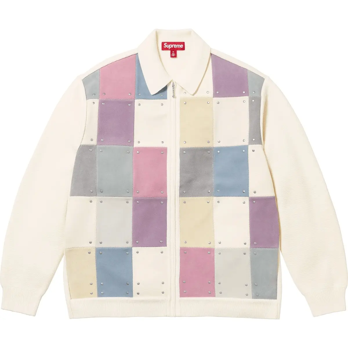 FW25 НЕДЕЛЯ 15 Кардиган на молнии из замши с заклепками Трикотажное изделие унисекс Supreme, мультиколор/мультиколор
FW25 НЕДЕЛЯ 15 Кардиган на молнии из замши с заклепками Трикотажное изделие унисекс Supreme, мультиколор/мультиколор