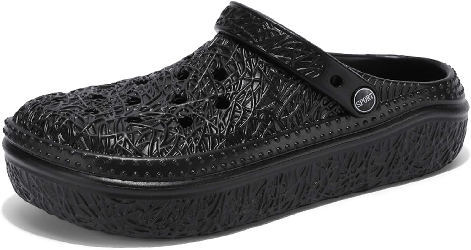 Мужские сабо для сада, регулируемые спортивные сандалии, летние быстросохнущие нескользящие пляжные и для бассейна тапочки, для дома и улицы, повседневные обувь-мюли Generic, черный
Мужские сабо для сада, регулируемые спортивные сандалии, летние быстросохнущие нескользящие пляжные и для бассейна тапочки, для дома и улицы, повседневные обувь-мюли Generic, черный